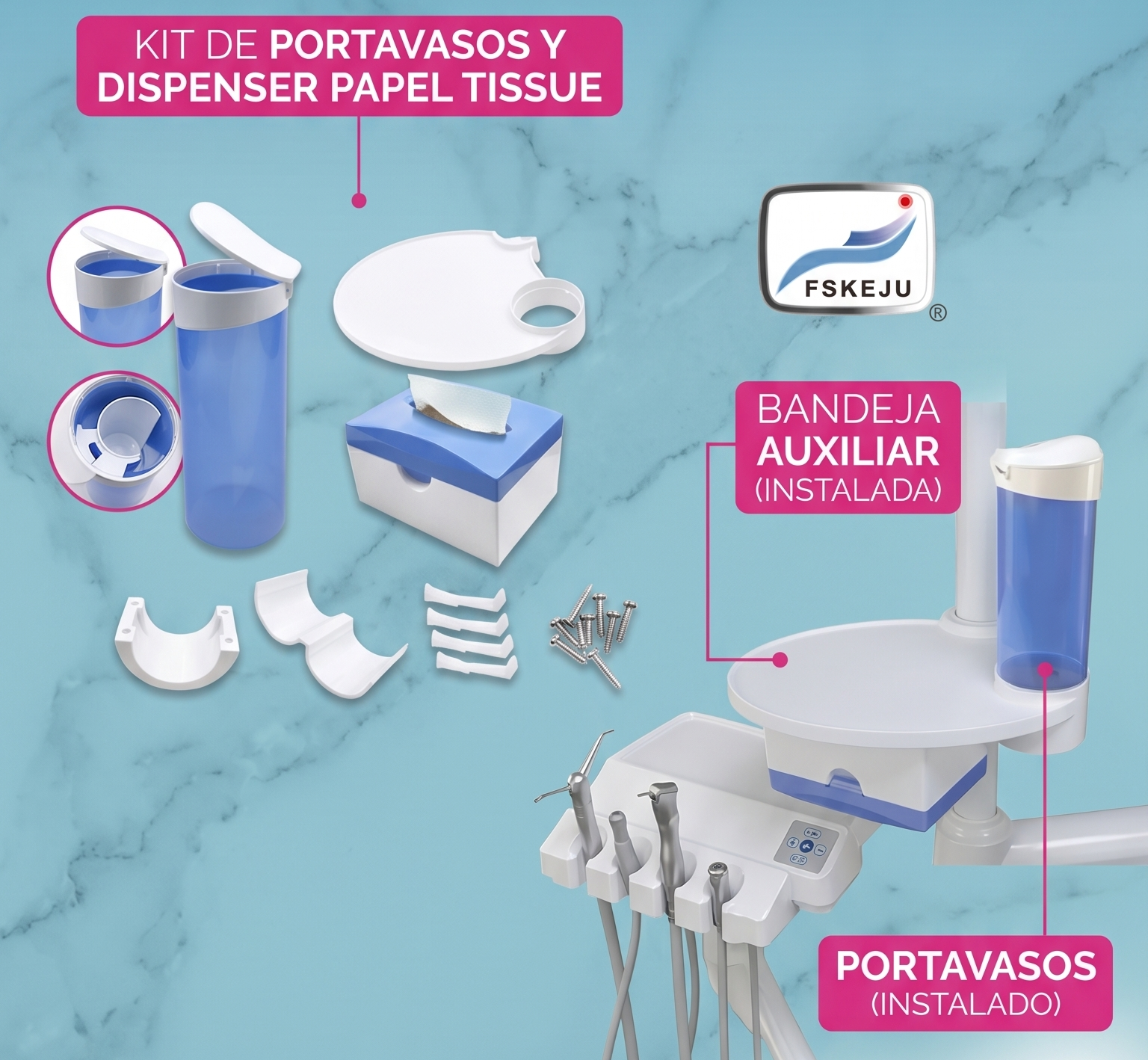 Material descartable - Eyectores y rollos